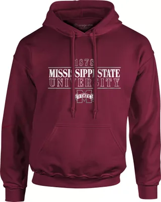 Image One Men's Mississippi State Bulldogs Maroon University Type Hoodie