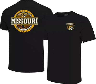 Image One Men's Missouri Tigers Black Striped Stamp T-Shirt