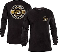 Image One Men's Missouri Tigers Black Rounds Long Sleeve T-Shirt