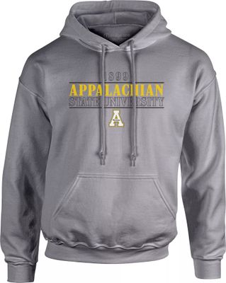 Image One Men's Appalachian State Mountaineers Grey University Type Hoodie