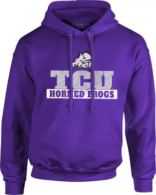 Image One Men's TCU Horned Frogs Purple School Pride Hoodie