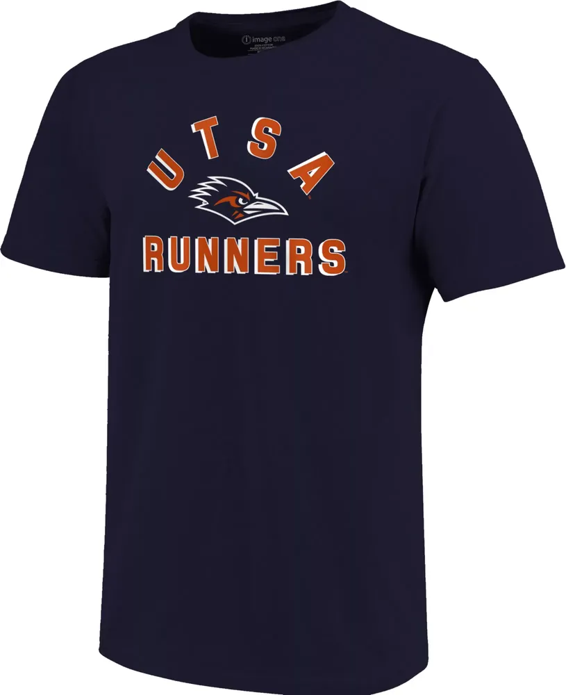 Image One Men's UT San Antonio Roadrunners Blue Retro Stack T-Shirt