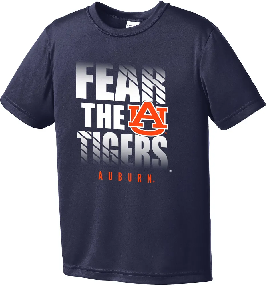 Image One Youth Auburn Tigers Blue Fear Competitor T-Shirt