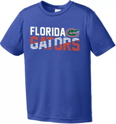 Image One Youth Florida Gators Blue Diagonal Competitor T-Shirt