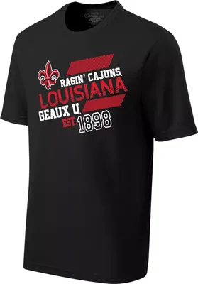 Image One Youth Louisiana-Lafayette Ragin' Cajuns Black Offsides Competitor T-Shirt