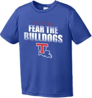 Image One Youth Louisiana Tech Bulldogs Blue Fear Competitor T-Shirt