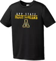 Image One Youth Appalachian State Mountaineers Black Destroyed Competitor T-Shirt