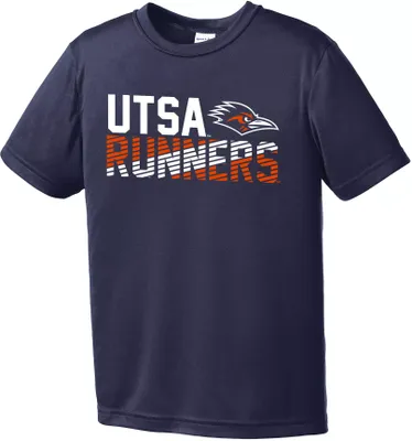 Image One Youth UT San Antonio Roadrunners Blue Diagonal Competitor T-Shirt