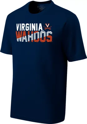 Image One Youth Virginia Cavaliers Blue Diagonal Competitor T-Shirt