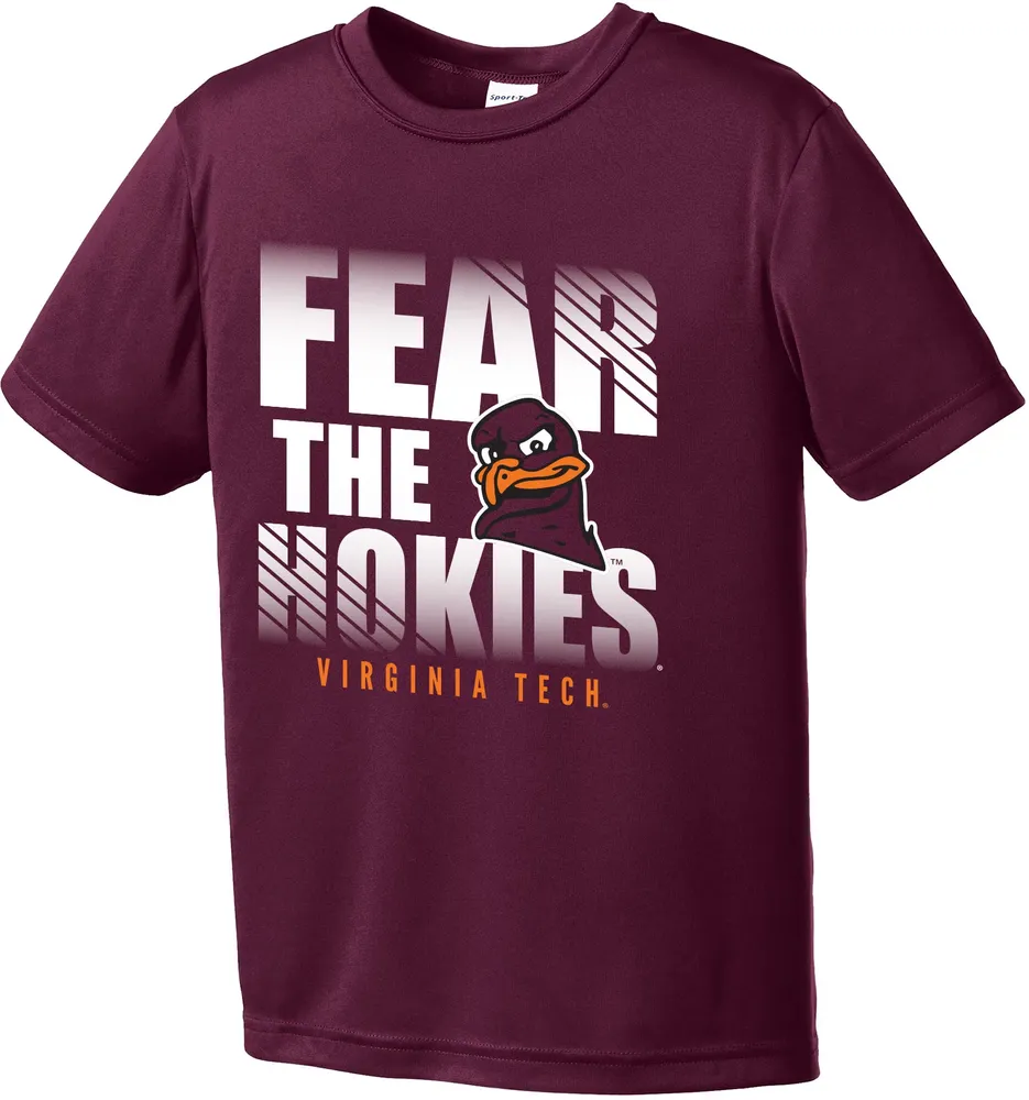 Image One Youth Virginia Tech Hokies Maroon Fear Competitor T-Shirt