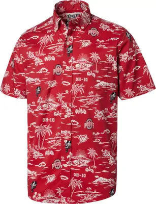 Reyn Spooner Men's Ohio State Buckeyes Scarlet Classic Button-Down Shirt