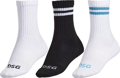 DSG Kids' Stripe Crew Socks – 3 Pack