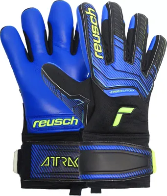 Reusch Attrakt Grip Evolution Finger Support Soccer Goalkeeper Gloves