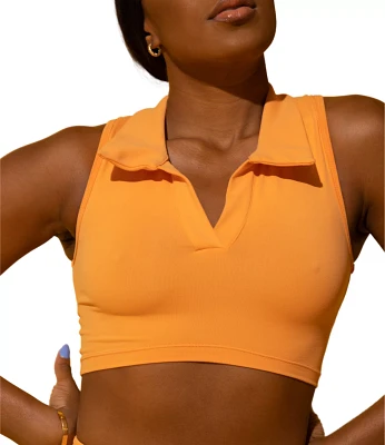 Solely Fit Women's Fearless Polo Crop Top