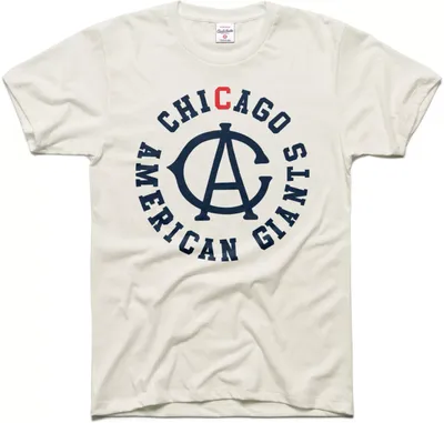 Charlie Hustle Chicago American Giants Museum White T-Shirt
