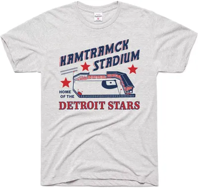 Charlie Hustle Detroit Stars Stadium Museum Gray T-Shirt
