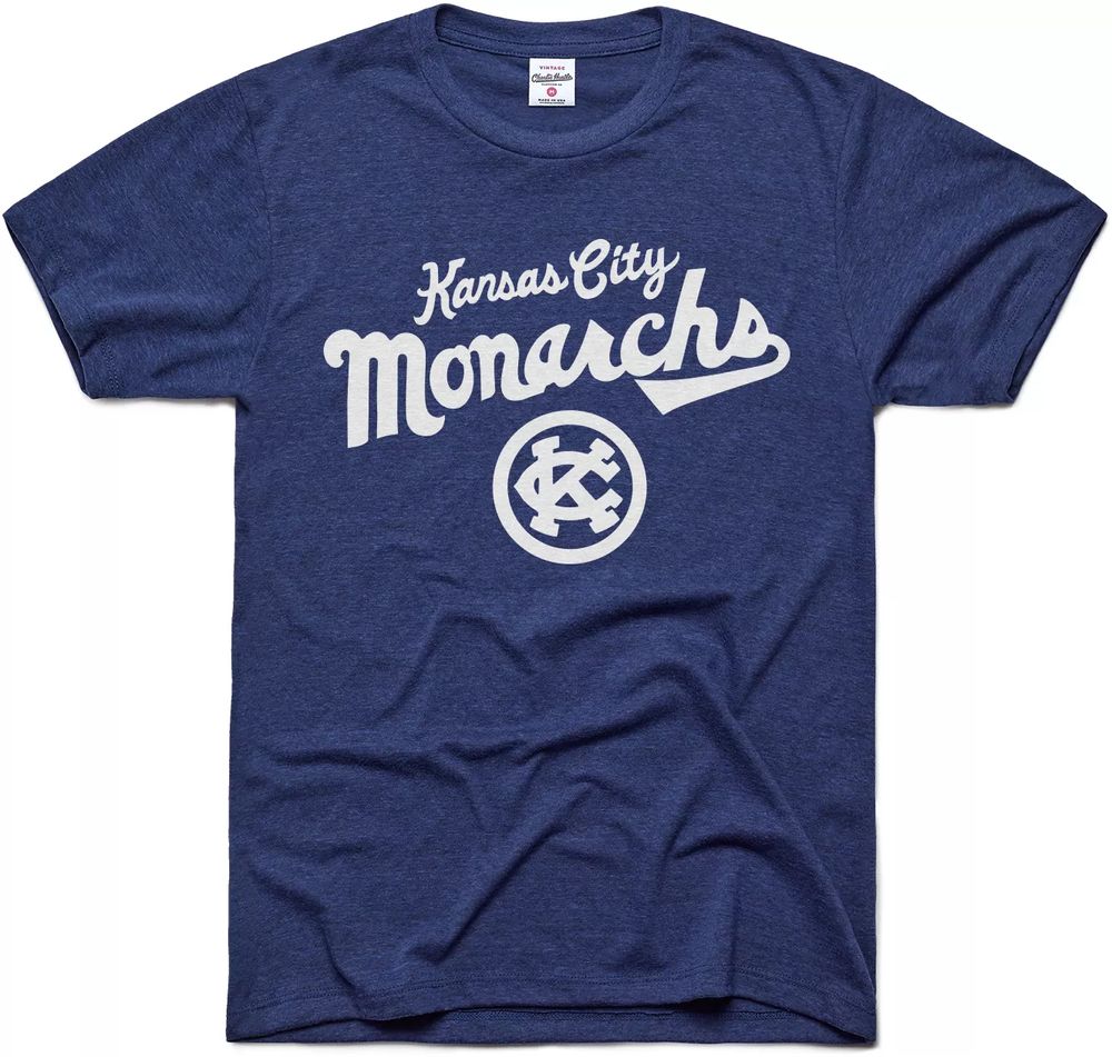 Charlie Hustle Kansas City Monarchs Museum Navy T-Shirt