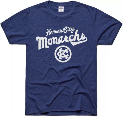Charlie Hustle Kansas City Monarchs Museum Navy T-Shirt