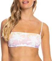 Roxy Women's Lahaina Lights Reversible Bandeau Bikini Top