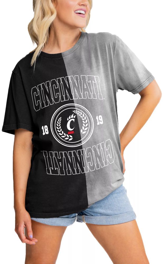 University of Cincinnati Women's Crop Short Sleeve T-Shirt: University of  Cincinnati