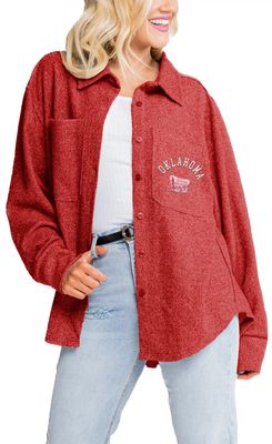 Gameday Couture Women's Oklahoma Sooners Crimson Shacket