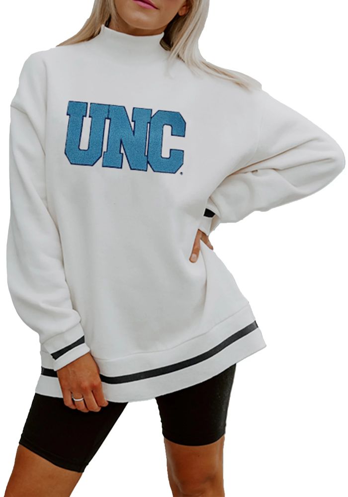 Louisville Cardinals Gameday Couture Women's Mock Neck Power Play Pullover  Sweatshirt - White