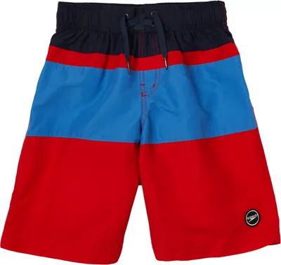 Speedo Boys' Colorblocked 17” Board Shorts