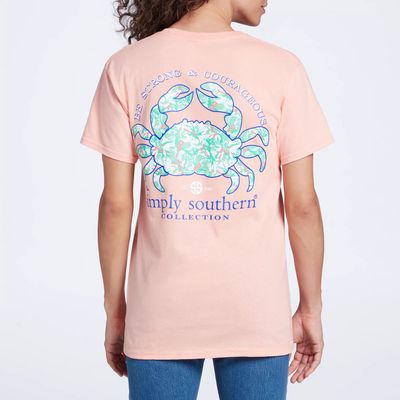 Simply Southern Women's Be Strong Short Sleeve Graphic T-Shirt
