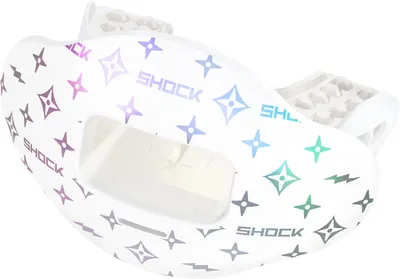 Shock Doctor Chrome Iridescent Max Airflow Lux Logo Lip Guard