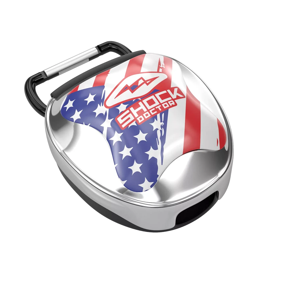 Shock Doctor Chrome Flag Mouthguard Case