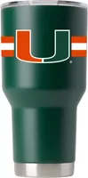 Gametime SideKicks Miami Hurricanes 30 oz. Striped Tumbler