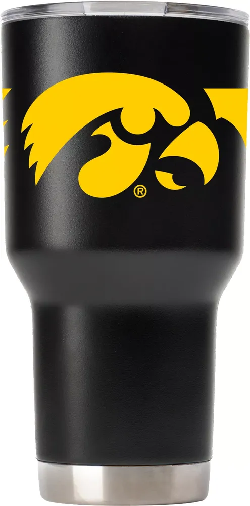 Gametime SideKicks Iowa Hawkeyes 30 oz. Striped Tumbler