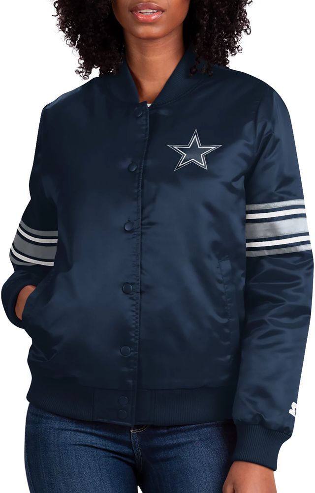 Dick's Sporting Goods Starter Women's Dallas Cowboys Line-Up Navy Snap  Jacket