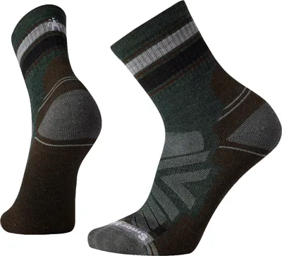 Smartwool Men's Hike Light Cushion Striped Mid Crew Socks