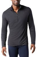 Smartwool Men's Classic Thermal Merino Base Layer Pattern Quarter Zip Pullover