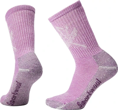 Smartwool Women's Hike Classic Edition Light Cushion Leaf Pattern Crew Socks