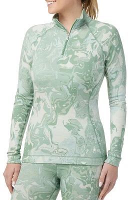 Smartwool Women's Merino 250 Pattern 1/4 Zip Baselayer Shirt