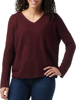 Smartwool Women's Shadow Pine Cable V-Neck Sweater