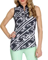 Tail Women's Sleeveless Quarter Zip Maidoly Golf Polo