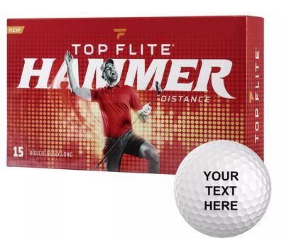 Top Flite 2022 Hammer Distance Personalized Golf Balls