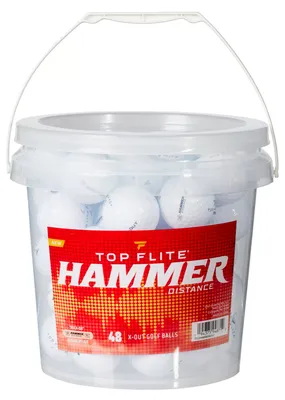 Top Flite 2022 Hammer X-Out Golf Balls - 48 Pack Bucket