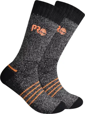 Timberland Pro Adult Full Cushion Marled Boot Socks - 2 Pack