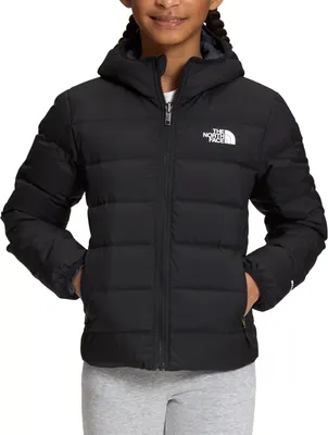 The North Face Girls' Printed Reversible Down Jacket