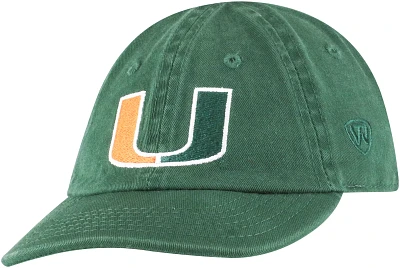 Top of the World Infant Miami Hurricanes Green Iconic Curve Adjustable Hat