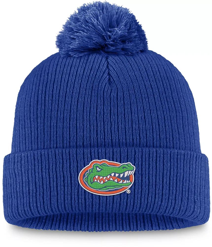 Top of the World Florida Gators Blue Cuffed Pom Knit Beanie