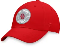 NCAA Men's Oklahoma Sooners Crimson Iconic Curve Adjustable Hat