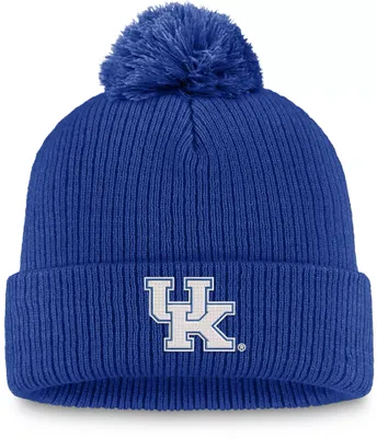 Top of the World Kentucky Wildcats Blue Cuffed Pom Knit Beanie