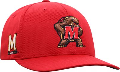 Top of the World Men's Maryland Terrapins Red Reflex Stretch Fit Hat