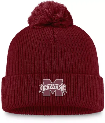 Top of the World Mississippi State Bulldogs Maroon Cuffed Pom Knit Beanie