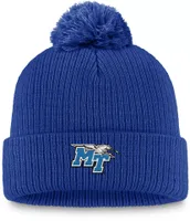 Top of the World Middle Tennessee State Blue Raiders Blue Cuffed Pom Knit Beanie